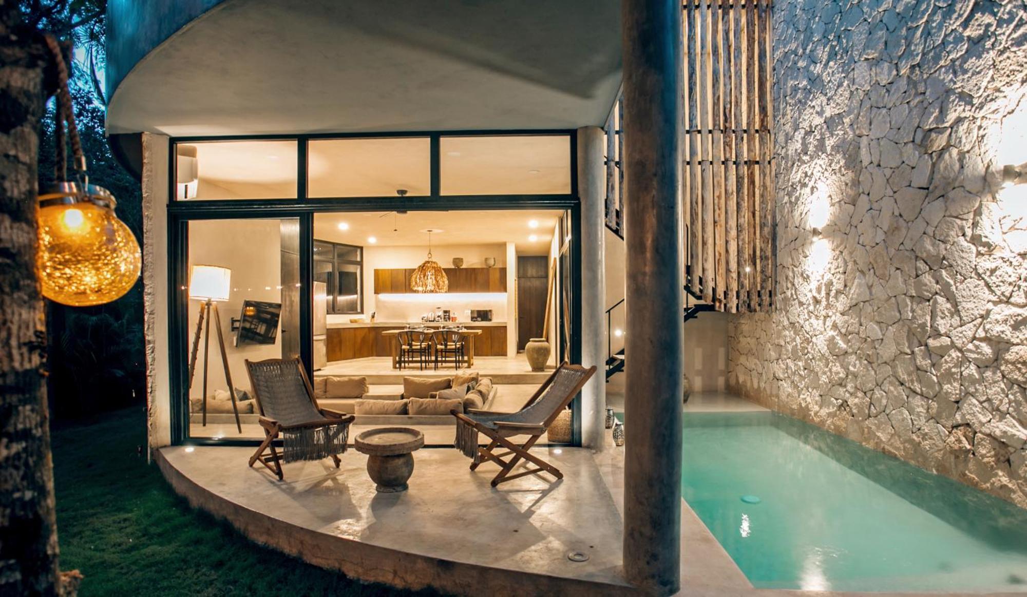 Jungle Boho Villa - Private Pool - Concierge 6B Тулум Екстериор снимка