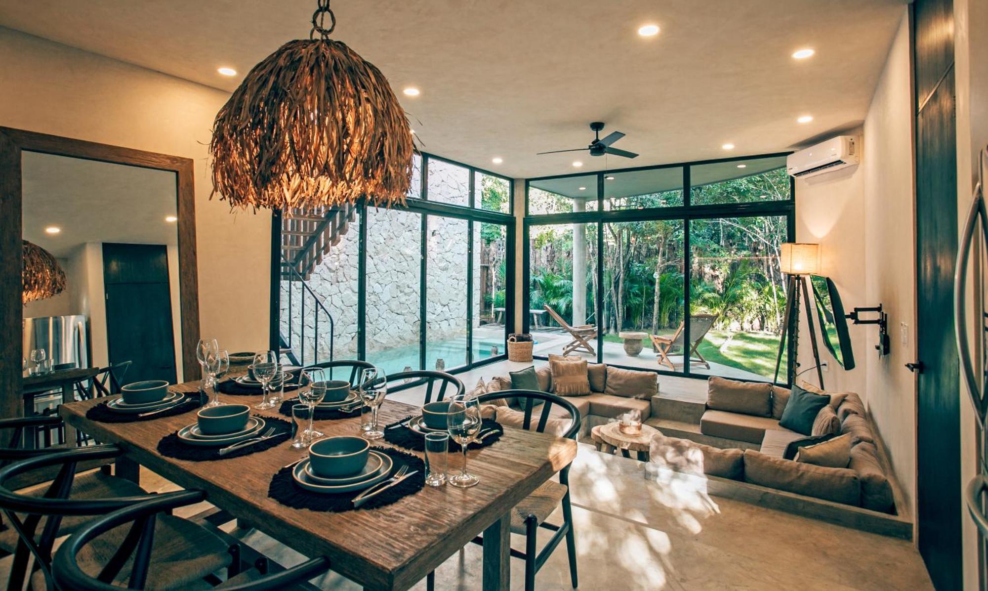 Jungle Boho Villa - Private Pool - Concierge 6B Тулум Екстериор снимка